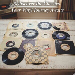 Lot of 14 7" 45s Vinyl Records - See details for artists